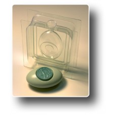 3D Пластиковая форма для мыла "Овал-круг"