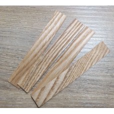 Фитиль деревянный двойной 8 см, ширина 15 мм (ясень)