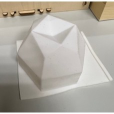Силиконовая форма  для свечи 2Д Сфера с гранями