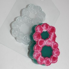 Пластиковая форма "8 марта - Розы"